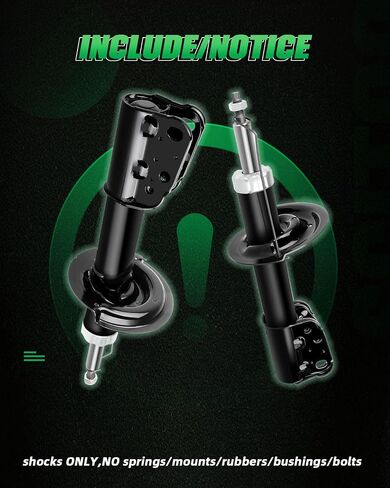 Scitoo Front Shocks مجموعة من 2 لاعتدال ، امتصاصات الصدمات والدعامات تناسب 2007 2008 2009 لـ Chevy for Equinox ، 2007 2008 2009 for Torrent ، 2008 2009 for Vue Amortiguadores in Saudi Arabia