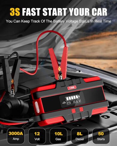 EB004 EVA Protection Case for PJS06 Lithium Jump Starters, Jump Start Battery Pack Booster Bag(Box Only) in Saudi Arabia