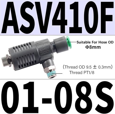 Controller Throttle Valve ASV120F ASV220F ASV310F ASV120F-M3-04 ASV220F-M5-04/06 ASV310F-01/02/03-06S 1Pcs(ASV410F-01-10S) in Kuwait