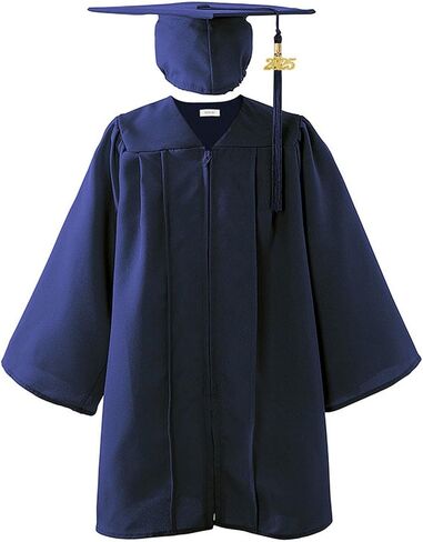 CAP و GOWN SHINY KEDS ، 2025 مجموعة سحر الشرابة ، ملابس التخرج من رياض الأطفال ، فساتين الدراسات العليا في مرحلة ما قبل المدرسة in Kuwait