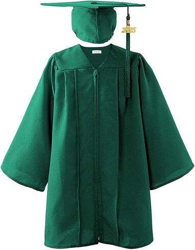CAP و GOWN SHINY KEDS ، 2025 مجموعة سحر الشرابة ، ملابس التخرج من رياض الأطفال ، فساتين الدراسات العليا في مرحلة ما قبل المدرسة in Saudi Arabia