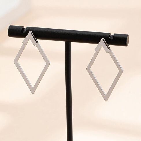 LOVECOM Ear Jacket Earrings 925 Sterling Silver Geometric Stud Earring for Women 14K Gold Plated Minimalist V Jacket Earring Jewellery Birthday Christmas Gifts to Daughter Sister in Saudi Arabia