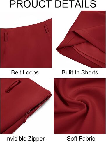 Cicy Bell Womens Mini Jainis Bodycon High Phered Side Side Skirt A-Line Summer Skirt for Work in Kuwait
