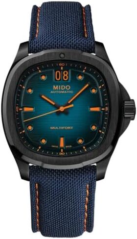 MIDO Multifort TV Big Date - Swiss Automatic Watch for Men - Silver Dial - Case 40mm - M0495261108100 in Saudi Arabia