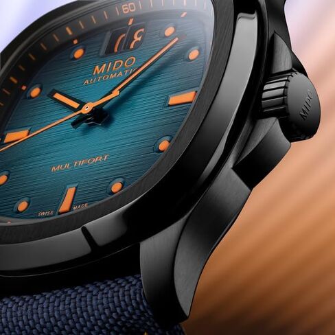 MIDO Multifort TV Big Date - Swiss Automatic Watch for Men - Silver Dial - Case 40mm - M0495261108100 in Saudi Arabia
