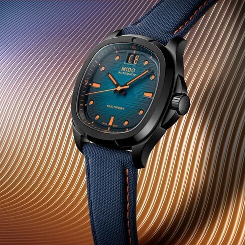 MIDO Multifort TV Big Date - Swiss Automatic Watch for Men - Silver Dial - Case 40mm - M0495261108100 in Saudi Arabia