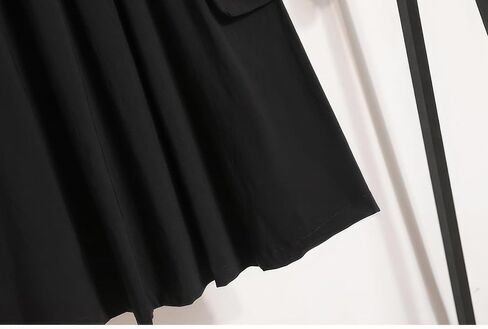 ebossy Women's Vintage Cotton Drawstring Elastic Waist Multi-Pockets Utility Pencil Long Cargo Skirts in Saudi Arabia