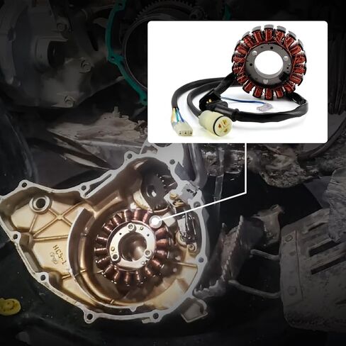 Artudatech Stator Coil 18 Poles for Honda TRX300 FOREMAN 2X4/4X4 BigRed/FourTrax 300 1988-2000, for Honda TRX300FW FourTrax 300 4x4 1988-2000 31120-HC4-004 31120-HC4-014 31120-HC4-003 31120-HC4-750 in Kuwait