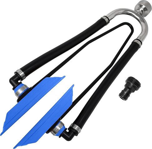 Anchor Man Boat Motor Muffs – Dual Feed Muff Style Boat Motor Flusher, Antifreeze Kit Boat Accessories Winterizing Flushing & Warming. Motor Flush Kit for Inboard & Outboard (Orange Cap) in Saudi Arabia