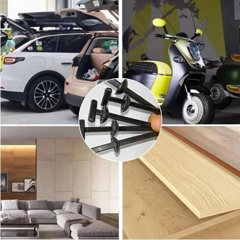 Nylon Universal Cable Tie Buckle-علاقات zip ذاتية القفل مع تصميم الدبوس والزر | قفل السيارات لجسم السيارة ، المصد ، الأسلاك ، إصلاح الألواح (20 ٪) in Saudi Arabia