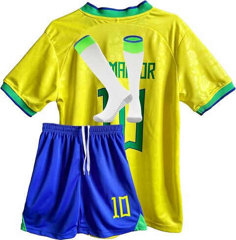 Soccer Jerseys for Boys Kids Football Training Uniform Soccer Fans Jerseys Youth Gift Kit Set in Saudi Arabia