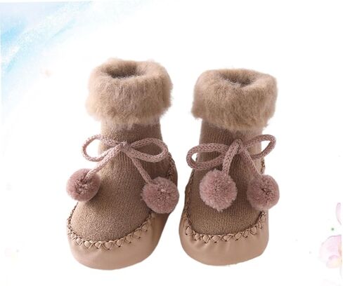 الجوارب الجوارب Safigle Floor Slipper Cotton First Walking Shoes Cotton Cotton Socks Sock Soil Gocks Anti Slip in Kuwait