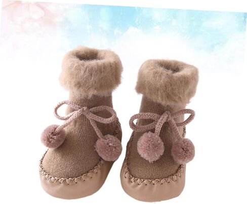 الجوارب الجوارب Safigle Floor Slipper Cotton First Walking Shoes Cotton Cotton Socks Sock Soil Gocks Anti Slip in Kuwait