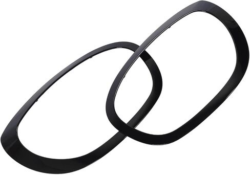 Headlight Trim 1 Pair Headlight Trim 51138739351 Black Headlight Trim Bezel Replacement for Cooper F60 2017 to 2021 in Saudi Arabia