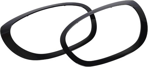 Headlight Trim 1 Pair Headlight Trim 51138739351 Black Headlight Trim Bezel Replacement for Cooper F60 2017 to 2021 in Saudi Arabia