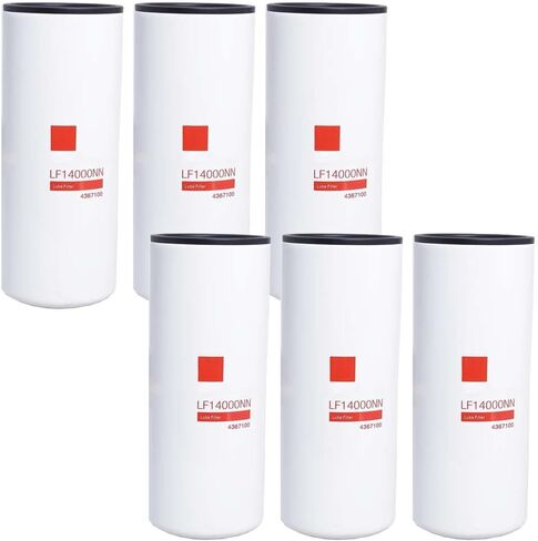 LF14000NN Fuel Filter Oil Filter Compatible With Replaces Cummins Fit For 2010 ISX 11.9L 15L 16L ISM QSX QSM QST X15 Diesel Engines Replaces LF14000NN 4367100 in Saudi Arabia