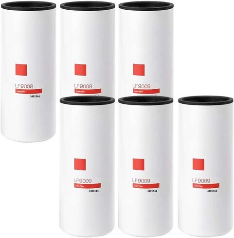 LF9009 Fuel Filter Oil Filter Compatible With Replaces Cummins Fit For 3401544 XLF75000 AT193242 1216400561 Fit For Cummins ISC 8.3L ISL 9.0L ISM N14QSL 9.0L NTA 855 M11 Diesel Engine 3PACK in Saudi Arabia