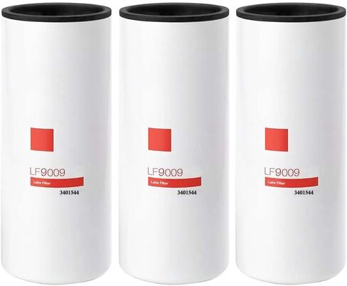 LF9009 Fuel Filter Oil Filter Compatible With Replaces Cummins Fit For 3401544 XLF75000 AT193242 1216400561 Fit For Cummins ISC 8.3L ISL 9.0L ISM N14QSL 9.0L NTA 855 M11 Diesel Engine 3PACK in Saudi Arabia
