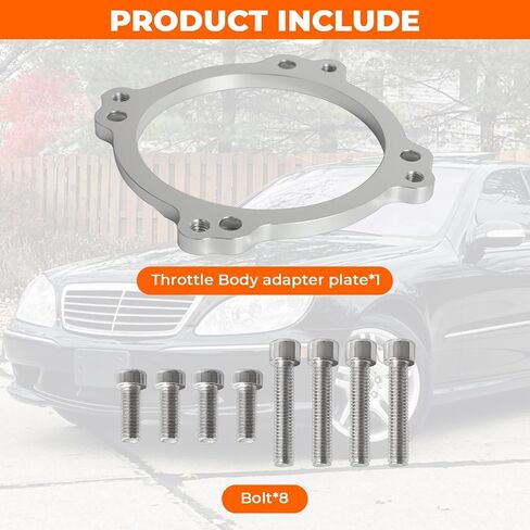 طقم لوحة محول الجسم الخانق Autovic متوافق مع Mercedes E55 AMG M113K 82MM SL55 CL55 G55 E55 CLS55 in Kuwait