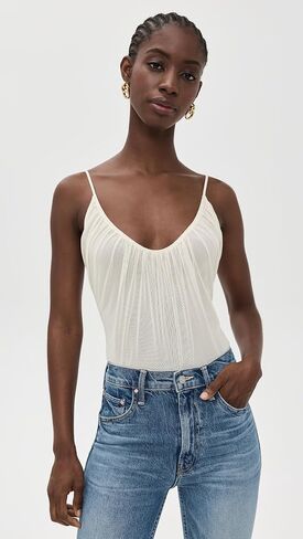 L'Agence Women's Gelina Ruched Bodysuit in Saudi Arabia
