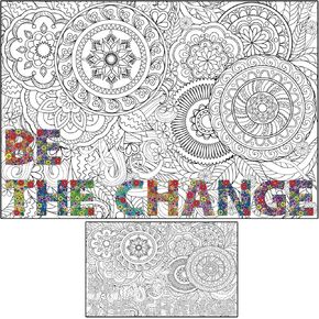 ملصق تلوين عيد الميلاد للبالغين والأطفال - ملصقات تلوين كبيرة لجدار الفصل الدراسي - أنشطة فنية تلوين ماندالا العملاقة - حجم ملصق تلوين كبير جدًا للبالغين - ورقة تلوين كبيرة للشتاء in Kuwait