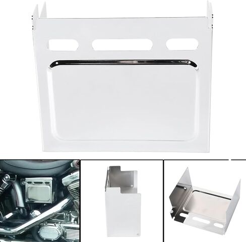 Chrome Battery Top + Side Cover For Harley Dyna Wide Glide FXDWG 1997-2005 Super Glide Sport FXDX 1999-2004 Low Rider FXDL 1997-2005 in Saudi Arabia