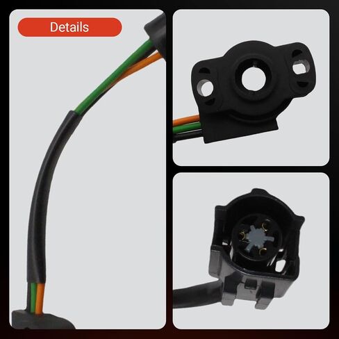 مستشعر وضع TPS Throttle Position E5TZ9B989B متوافق مع فورد برونكو 1985-1995 E-150 E-250 E-350 1986-1996 F-150 F-250 F-350 1985-1997 استبدال E4AF9B989AA 12339049 12339051 in Saudi Arabia