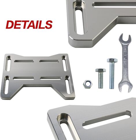 PACEWALKER محرك ألومنيوم محرك جبل محول قوس لوحة محرك قابل للتعديل مناسب للدراجة الصغيرة Go Kart Coleman 100 Doodlebug DB30 الصغيرة 4 محركات السكتة الدماغية 212 Preditor Honda Tecumseh Tilloson in Kuwait