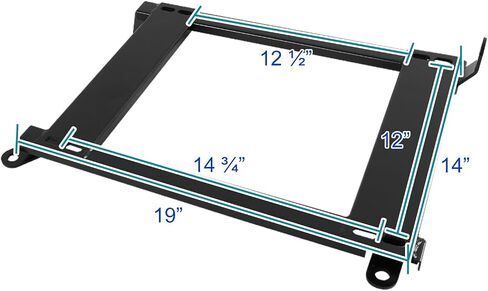 مواصفات توليف DACING RACING SEAT BRACKTING BRACKETS RAIN PAILE متوافق مع 1999-2005 BMW E46 3 Series 2DR in Kuwait