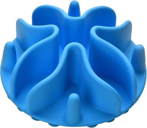 إدراج أوعية تغذية بطيئة للكلاب، إدراج تغذية بطيئة للكلاب من السيليكون مع أكواب شفط قوية مثالية لأوعية الكلاب المصنوعة من الزجاج والسيراميك المصنوعة من الفولاذ المقاوم للصدأ (أسود، حجم صغير) in Kuwait