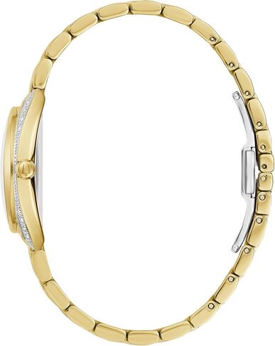 Bulova Ladies' Classic Diamond 2-Hand Quartz Stainless Steel Watch, 16 Diamonds, Sapphire Crystal in Saudi Arabia
