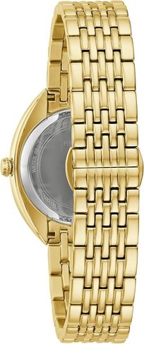 Bulova Ladies' Classic Diamond 2-Hand Quartz Stainless Steel Watch, 16 Diamonds, Sapphire Crystal in Saudi Arabia