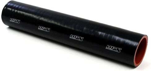 HPS HTST-025-BLK Silicone High Temperature 4-ply Reinforced Tube Coupler Hose, 100 PSI Maximum Pressure, 12" Length, 1/4" ID, Black in Saudi Arabia