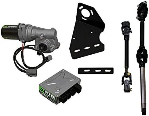 SuperATV Power Steering Kit for 2017+ Polaris Ranger Full-Size 570 / Crew | Reduces Steering Effort | Sealed Input and Output Shafts | Watertight Control Box and Connectors in Saudi Arabia