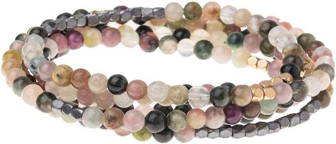 Scout Curated Wrap Necklace Bracelet – Over 30 Stone Options - Natural Stone Bracelet & Stone Necklace – Semi-Precious Gemstone Jewelry for Women in Saudi Arabia