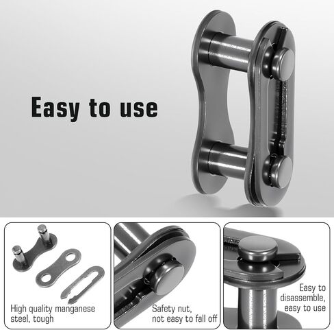 10 Pieces Bike Chain Master Link Single Speed Removable Quick Split Chain Link 6/7/8/9/10/11/12 Single Speed Chains Replacement Repair Accessories Master Links Connectors for Bicycles, Mountain Bikes in Saudi Arabia