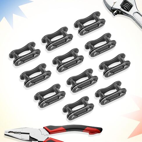 10 Pieces Bike Chain Master Link Single Speed Removable Quick Split Chain Link 6/7/8/9/10/11/12 Single Speed Chains Replacement Repair Accessories Master Links Connectors for Bicycles, Mountain Bikes in Saudi Arabia