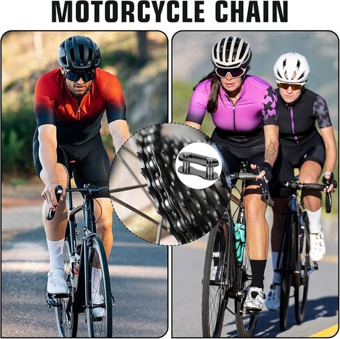 10 Pieces Bike Chain Master Link Single Speed Removable Quick Split Chain Link 6/7/8/9/10/11/12 Single Speed Chains Replacement Repair Accessories Master Links Connectors for Bicycles, Mountain Bikes in Saudi Arabia