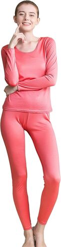 CLC Women's Wool Knitted Thermal Underwear Round neck Pajama Set in Saudi Arabia