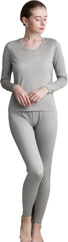 CLC Women's Wool Knitted Thermal Underwear Round neck Pajama Set in Saudi Arabia