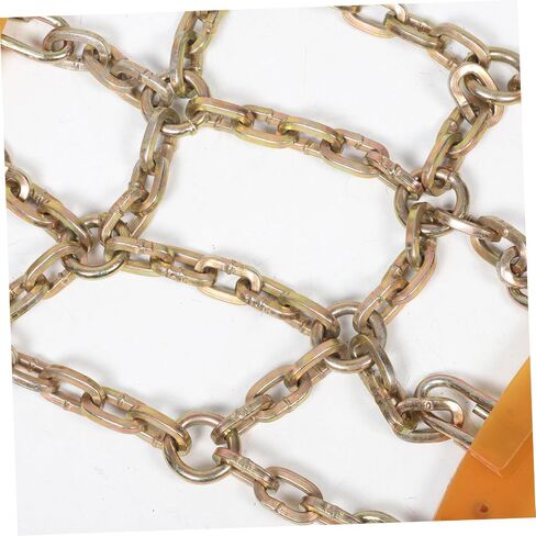 Amosfun Adjustable Snow Chains for Suv Pickup Trucks Tire Traction Chains Durable Manganese Skid Design for Snow and Mud Emergency All in Saudi Arabia