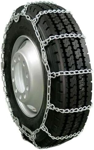 Mytee Products Snow Tyre Chain Kit - Cam Tensioner Twisted Link Snow Tyre Cains يناسب 16.5 "حافة و 10" إطارات عريضة و 33 "و 40" توتر العنكبوت الأزرق من العنكبوت للشاحنات وسيارات الدفع الرباعي - 2 زوج in Kuwait
