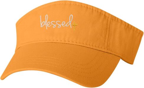 Go All Out Adult Blessed Embroidered Visor Dad Hat in Kuwait