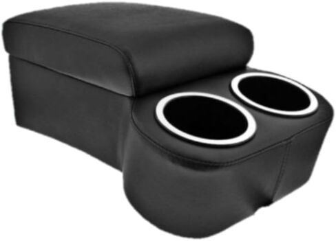 Black BC Fits Bench Seat Console with Drink Holders Musclecar Hotrod in Saudi Arabia