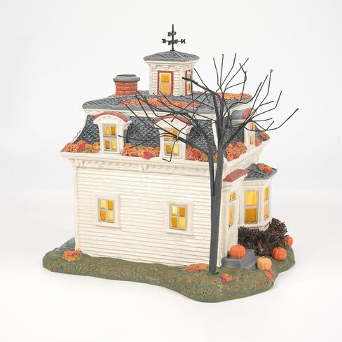 Department 56 Disney Hocus Pocus Village Max's House in Salem Lit Building, 7.83 Inch, Multicolor in Saudi Arabia