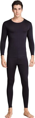 CLC Men's Wool Knitted Thermal Underwear Round Neck Pajama Set in Kuwait