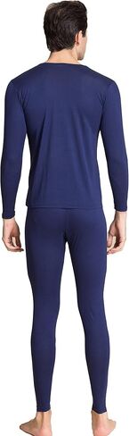 CLC Men's Wool Knitted Thermal Underwear Round Neck Pajama Set in Kuwait