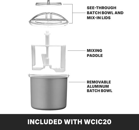 Waring منتجات Waring التجارية WCIC25 120V 2.5 Quart Ice Cream Maker in Kuwait