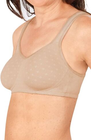 Amoena Womens Tiana Non-Wired Pocketed Mastectomy Bra - Comfortable, Wide Adjustable Straps in Saudi Arabia