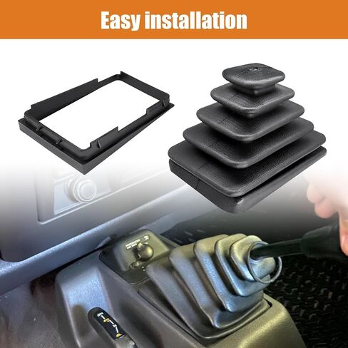 Shifter Boot and Retainer Bezel Kit Fit for Jeep TJ Wrangler 1997-2004 Transmission Shift Bezel Shifter Boot Kit Replace # 53000056 52078558 in Saudi Arabia